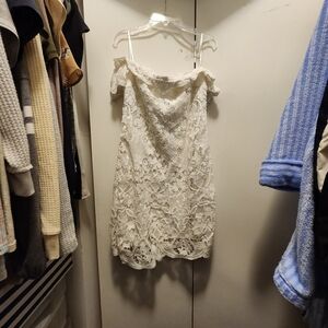 White lace dress